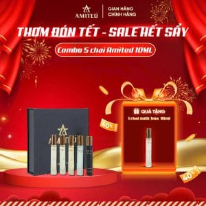 Combo 5 chai nước hoa Amited
